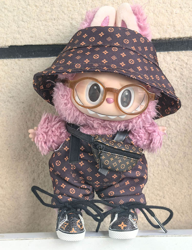 LABUBU Brand Bucket Hat Set Outfit