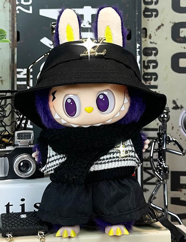 LABUBU Sweater & Scraf Set Outfit