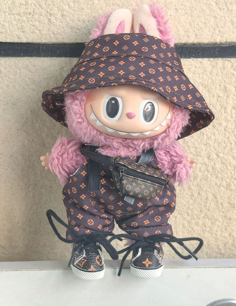 LABUBU Brand Bucket Hat Set Outfit
