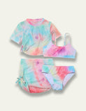 Color Printed Swim Suit - Bebehanna