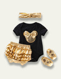 Cute Golden Romper - Bebehanna