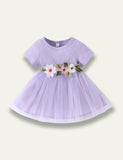 Floral Tulle Dress - Bebehanna