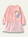 Rainbow Tulle Skirt Unicorn Sweatshirt