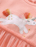 Unicorn Appliqué Tulle Dress - Bebehanna