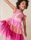 Flamingo Appliqué Tulle Dress - Bebehanna