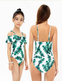 Leaf Printed Family Matching Swim Suit - Bebehanna