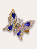 3D Moving Diamond Butterfly Hairpins - Bebehanna