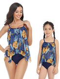 Flower Printed Tulle Family Matching Swim Suit - Bebehanna