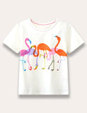 Flamingo Printed T-Shirt - Mini Taylor