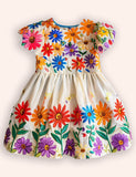 Floarl Embroidered Dress