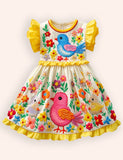 Floral Chick Embroidered Dress