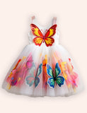 Multi Butterfly Party Tulle Dress