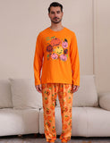 Halloween Cartoon Pumpkin Family Matching Pajamas