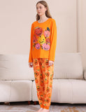 Halloween Cartoon Pumpkin Family Matching Pajamas