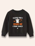 Halloween Series Ghost Printed Family Matching Sweatshirt