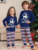 Christmas Reindeer Printed Family Matching Pajamas