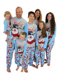 Christmas Happy Jolly Snowman Printed Family Matching Pajamas