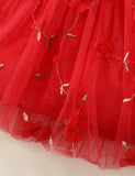 Christmas Flower Tulle Dress