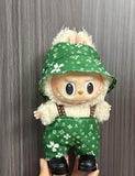 LABUBU Bucket Hat & Overalls Outfit