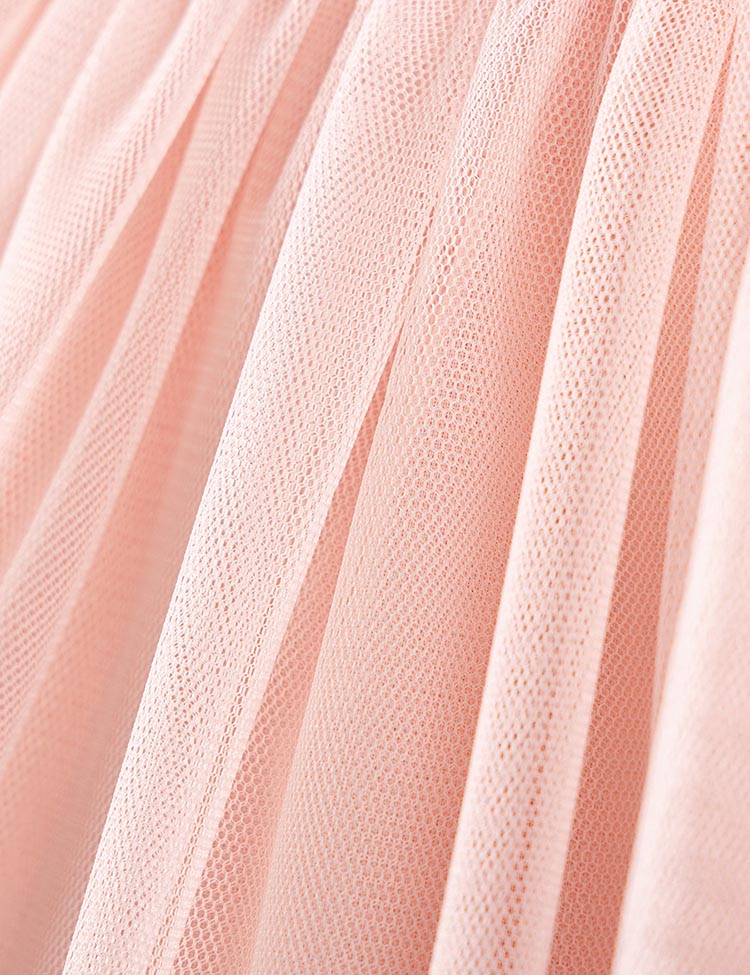 Bow Print Tulle Dress