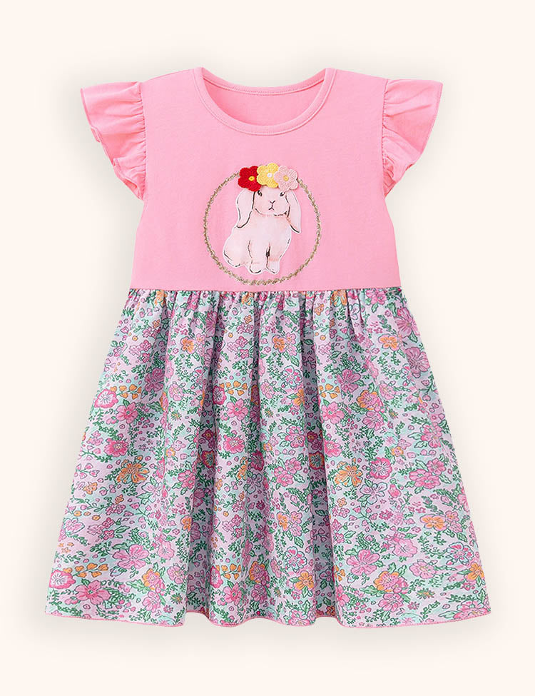 Floral Cartoon Dress