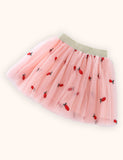 Valentine's Day Tulle Embroidered Skirt
