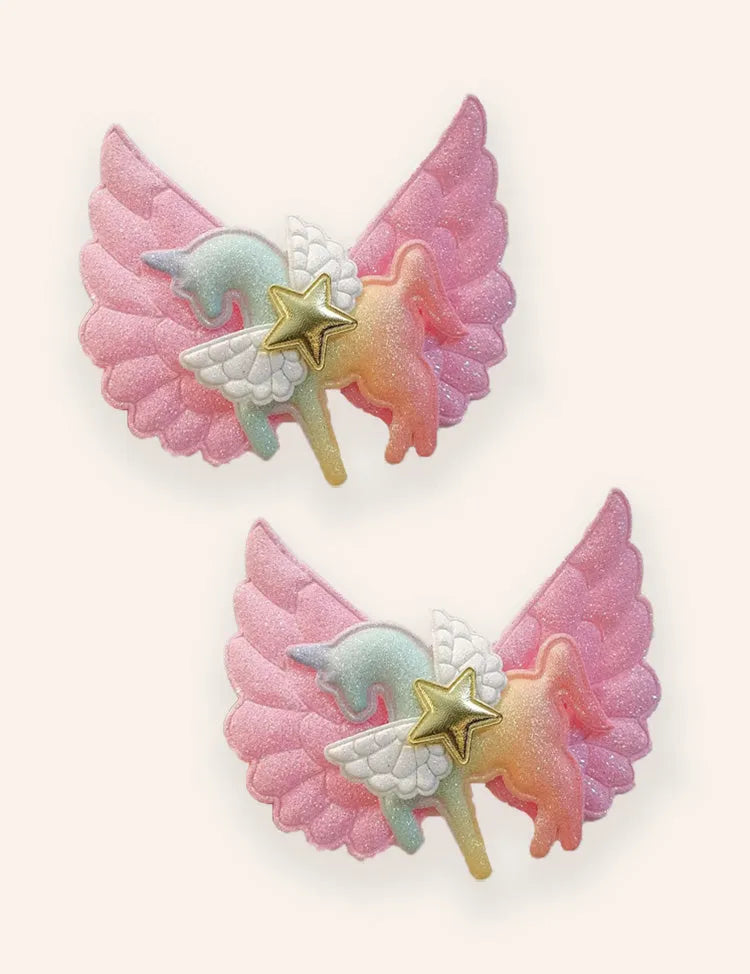 Flower Unicorn Applique Tulle Dress