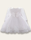 Baby Bow Lace Party Dress - Bebehanna