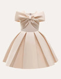 Bow Suspenders Party Dress