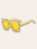 Box Shape Diamond Family Matching Sunglasses - Bebehanna
