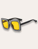 Box Shape Diamond Family Matching Sunglasses - Bebehanna