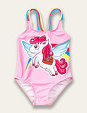 Cartoon Cute Unicorn Swimsuit