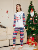 Christmas Cartoon Letter Printed Family Matchting Pajamas - Mini Taylor