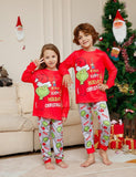 Christmas Little Monster Printed Family Matching Pajamas - Mini Taylor