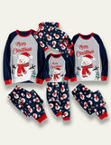 Christmas Snowman Printed Family Matching Pajamas - Mini Taylor