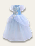 Cinderella Puff Sleeve Party Dress