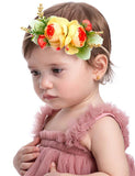 Colorful Artificial Flower Headband - Bebehanna