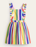 Cord Pinafore Dress