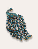 Crystal Peacock Brooch - Bebehanna