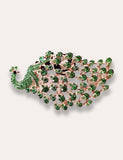 Crystal Peacock Brooch - Bebehanna