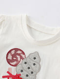 Cute Ice-Cream Appliqué T-shirt - Bebehanna