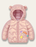 Cute Monkey Shiny Cotton Coat