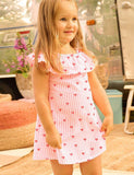 Cute Striped Heart Dress - Bebehanna