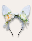 Easter Bunny Flower Headband - Bebehanna