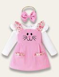 Easter Bunny Suspender Skirt Set - Bebehanna