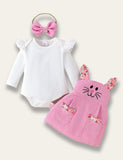 Easter Bunny Suspender Skirt Set - Bebehanna