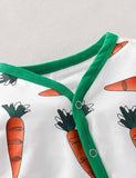 Easter Carrot Printed Romper+Bunny Hat - Bebehanna