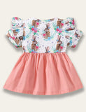 Easter Cute Bunny Print Dress - Bebehanna