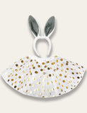 Easter Party Skirt + Bunny Hair Accessory - Bebehanna