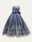 Elegant Princess Floral Tulle Party Dress - Bebehanna